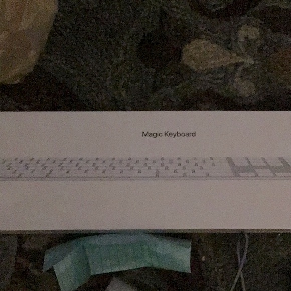 Magical keyboard brandnew Bluetooth keyboard compatible with a Mac book. ''